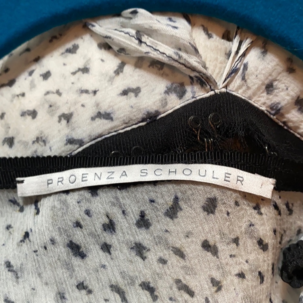 Proenza schouler runway 100% silk dress size small